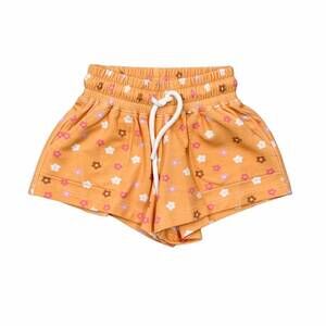NEW BABYSPROUTS girl's terry sweat shorts in desert mist blooms